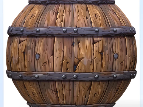 Stylized Wood Seamless Texture CG Textures