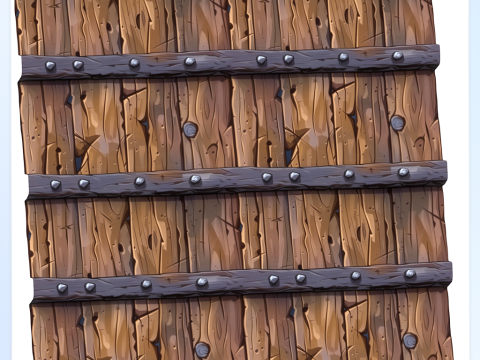 Stylized Wood Seamless Texture CG Текстури