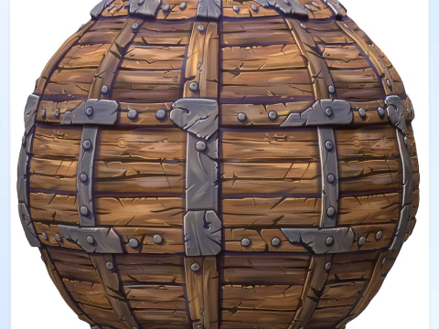 Stylized Wood Seamless Texture CG Textures