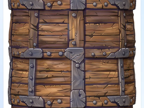 Stylized Wood Seamless Texture CG Textures