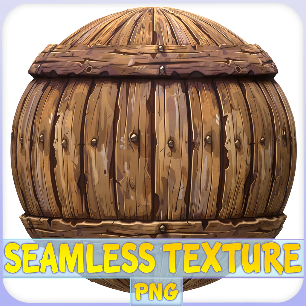 Stylized Wood Seamless Texture CG Textures .c4d .max .obj .3ds .fbx .stl .blend 