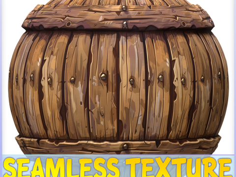Stylized Wood Seamless Texture CG 纹理