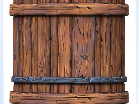 Stylized Wood Seamless Texture CG Textures