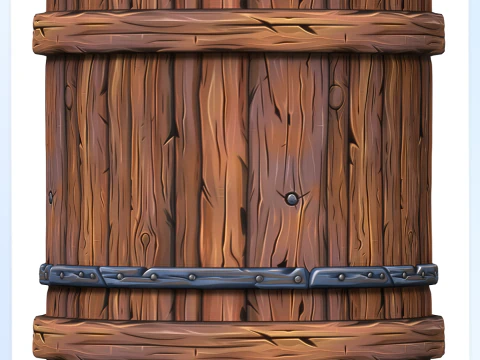 Stylized Wood Seamless Texture CG Textures