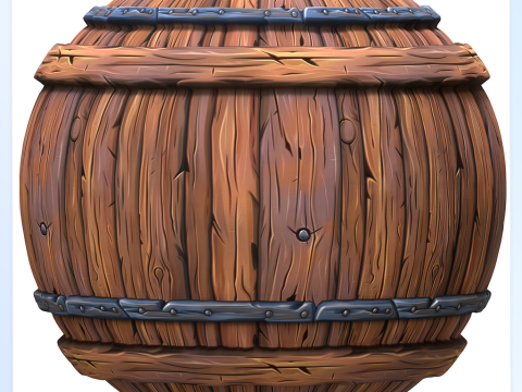 Stylized Wood Seamless Texture CG Textures