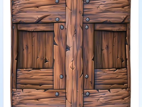 Stylized Wood Seamless Texture Tekstur CG