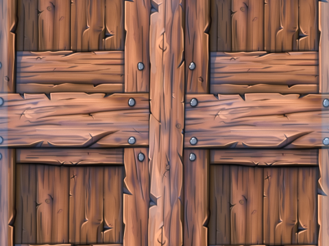 Stylized Wood Seamless Texture Tekstur CG