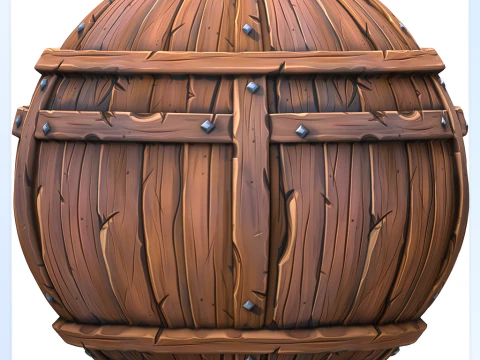 Stylized Wood Seamless Texture CG Textures
