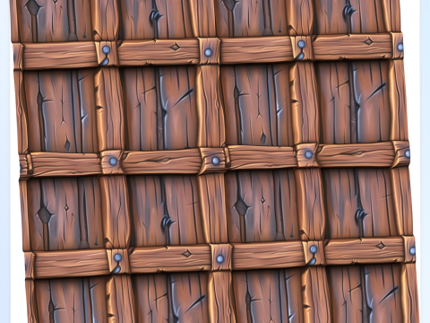 Stylized Wood Seamless Texture CG टेक्स्चर्स