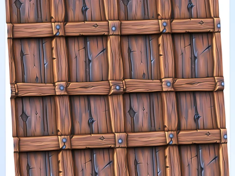 Stylized Wood Seamless Texture CG Textures