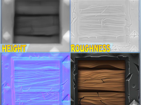 Stylized Wood Seamless Texture CG Textures