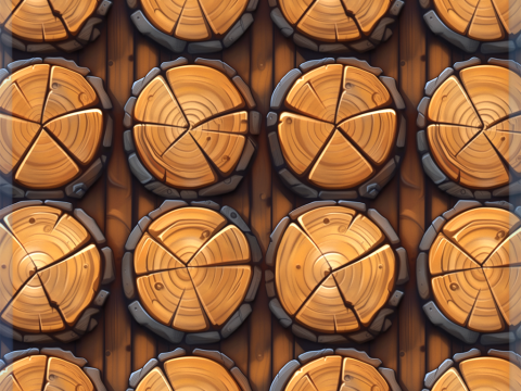 Stylized Wood Seamless Texture CG Textures