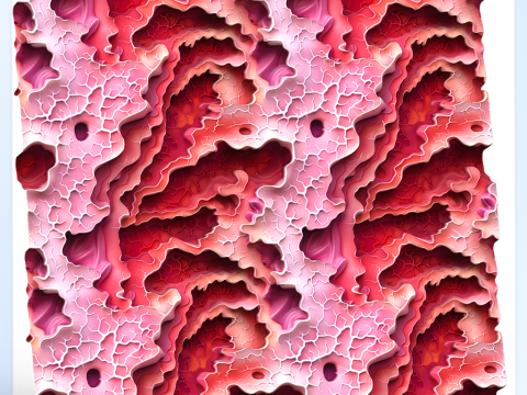 Anatomy Seamless Texture CG テクスチャ