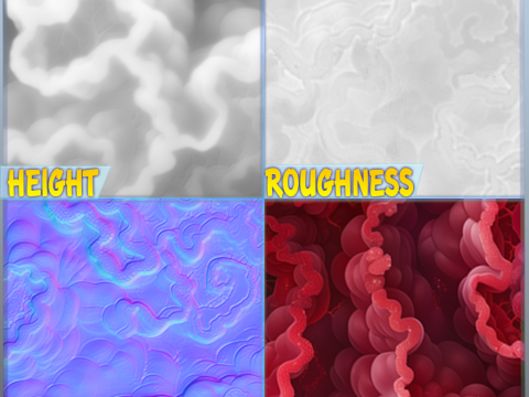 Anatomy Seamless Texture CG Tekstury