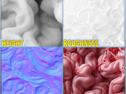Anatomy Seamless Texture CG Текстуры