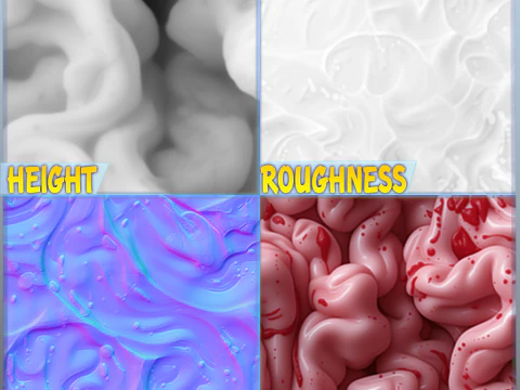 Anatomy Seamless Texture CG Textures