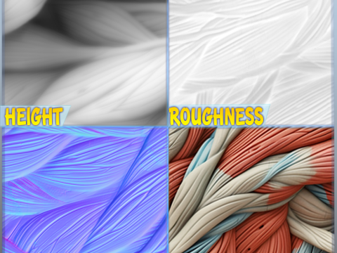 Anatomy Seamless Texture CG 纹理