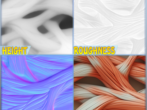 Anatomy Seamless Texture CG Texturen