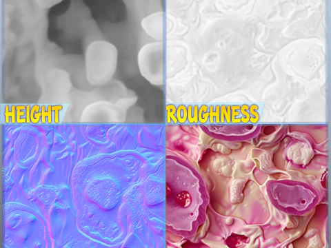 Textura sem costura de anatomia Texturas CG