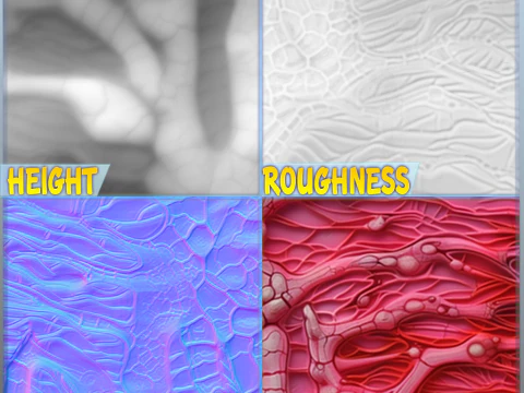 Textura sem costura de anatomia Texturas CG