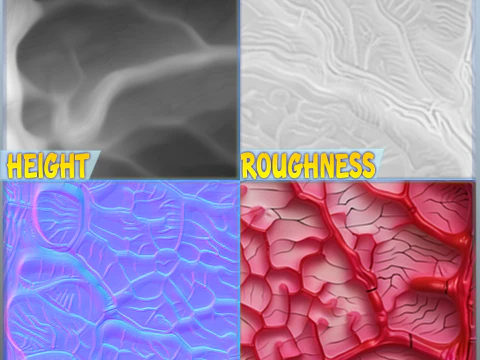 Textura sem costura de anatomia Texturas CG