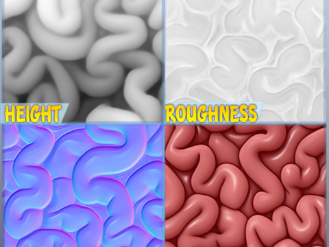 Anatomy Seamless Texture Tekstur CG
