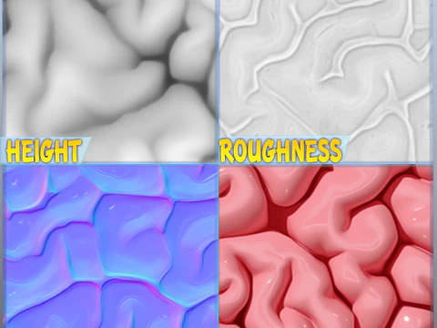 Anatomie nahtlose Textur CG Texturen