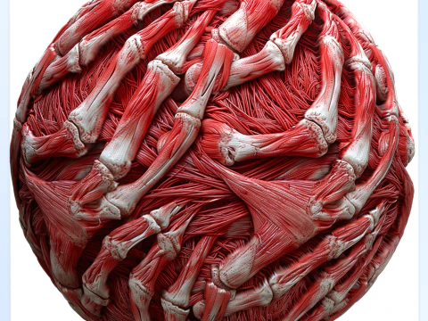 Textura sem costura de anatomia Texturas CG