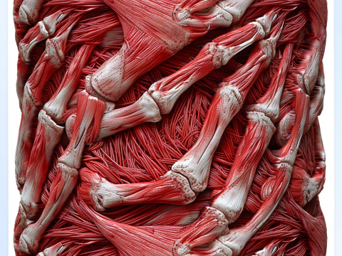 Textura sem costura de anatomia Texturas CG