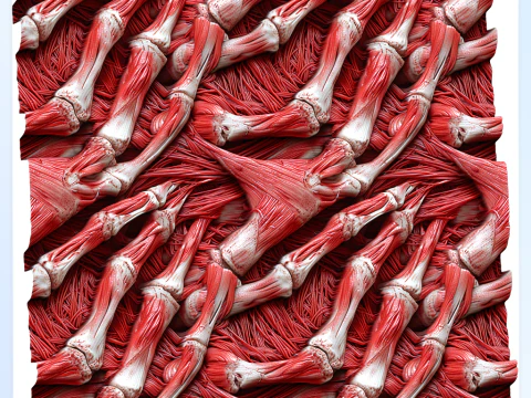 Textura sem costura de anatomia Texturas CG