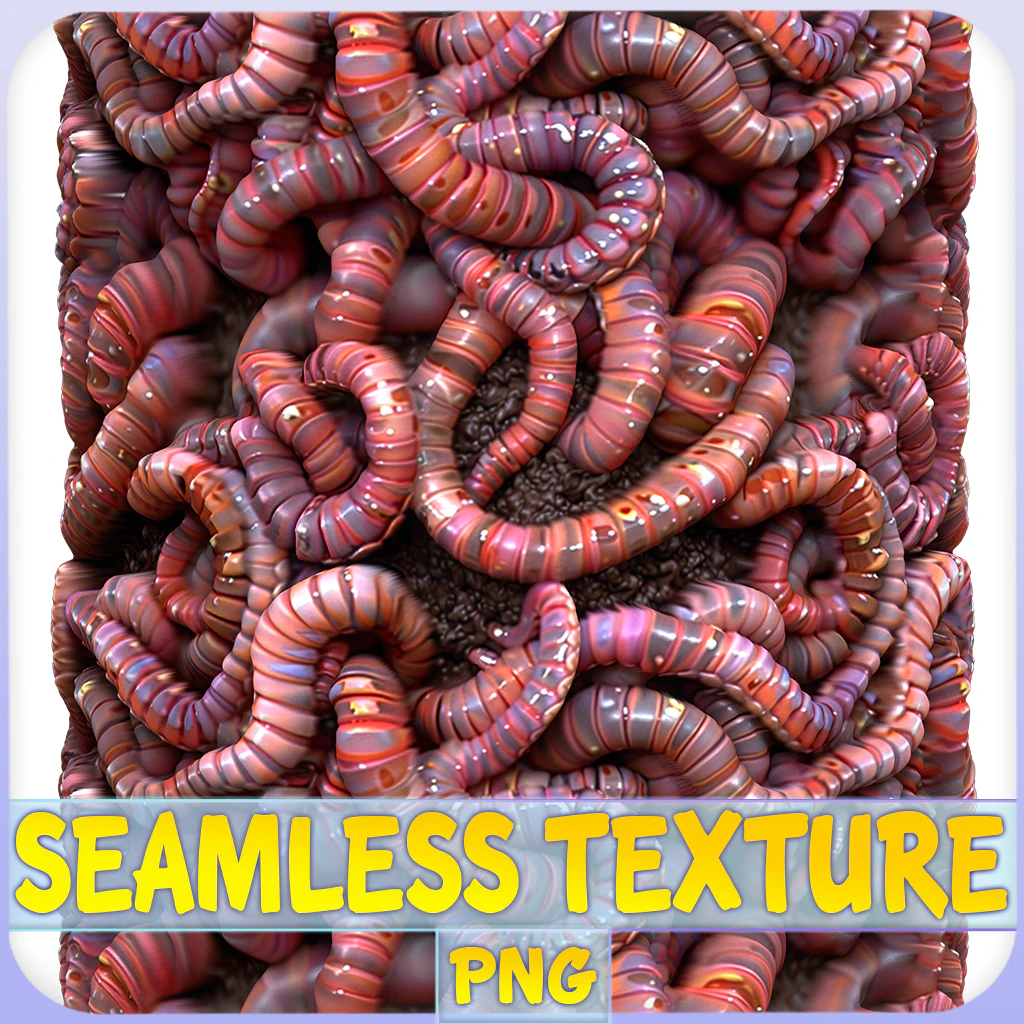 Worm Seamless Texture CG Textures .c4d .max .obj .3ds .fbx .stl .blend
