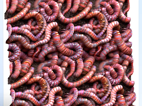 Worm Seamless Texture CG Textures