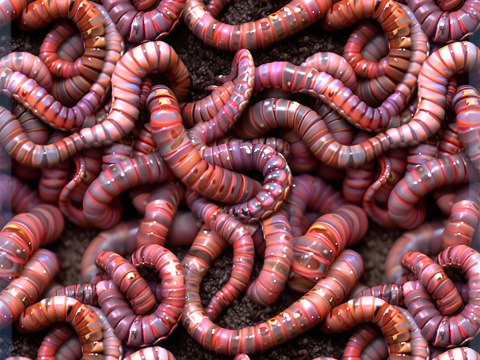 Worm Seamless Texture CG Tekstury