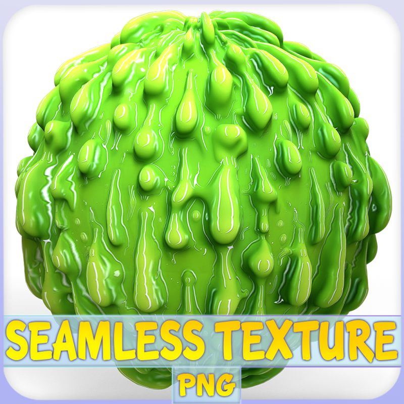 Stylized Slime Seamless Texture CG 텍스쳐 .c4d .max .obj .3ds .fbx .stl .blend 