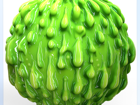 Stylized Slime Seamless Texture CG 텍스쳐