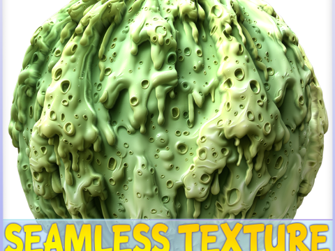 Stylized Slime Seamless Texture Texturas CG