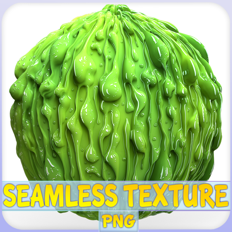 Stylized Slime Seamless Texture CG Textures .c4d .max .obj .3ds .fbx .stl .blend