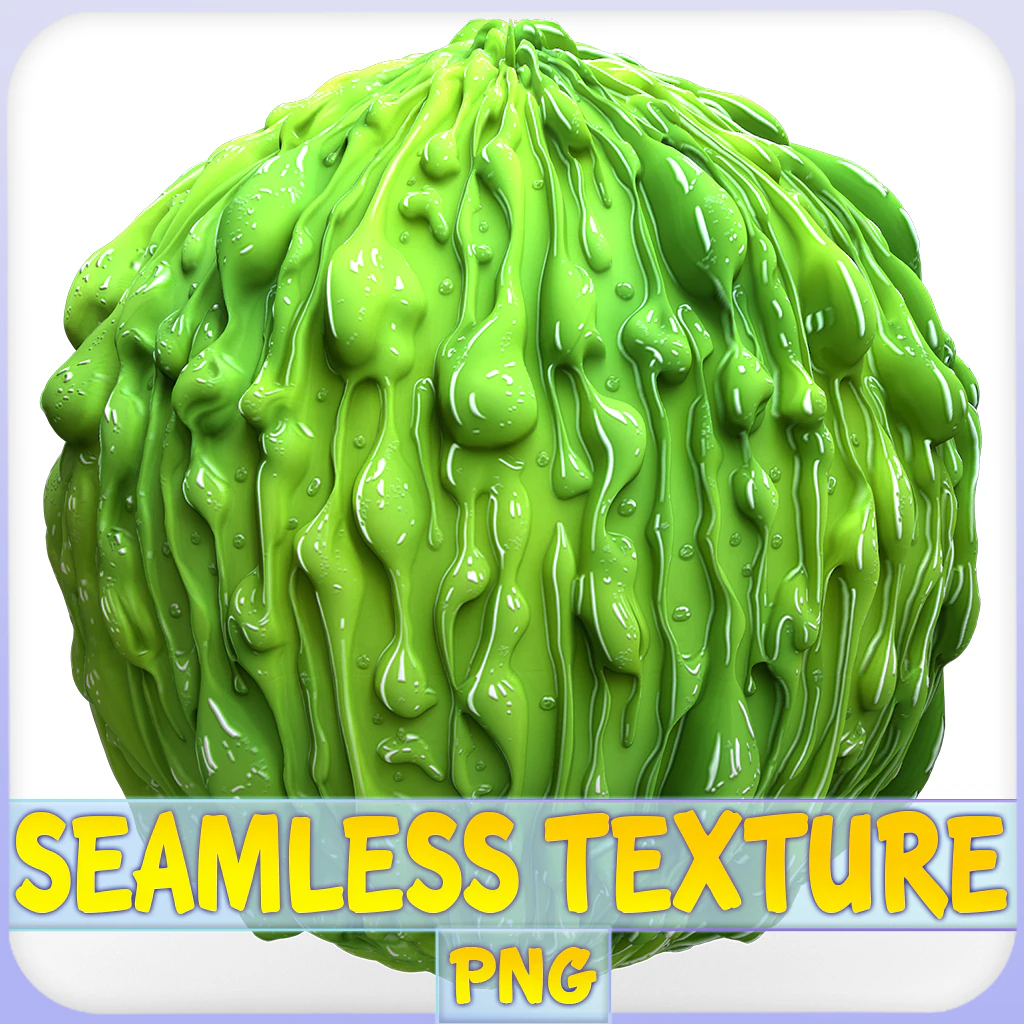 Stylized Slime Seamless Texture CG Textures .c4d .max .obj .3ds .fbx .stl .blend 