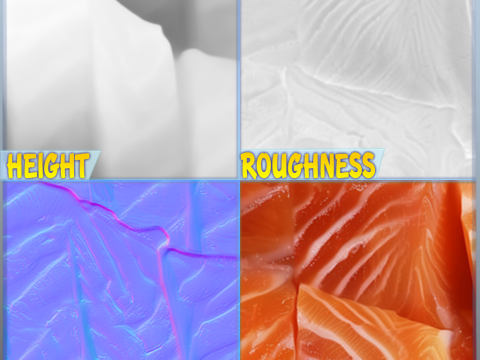 Food Seamless Texture Tekstur CG