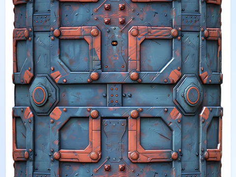 Sci-FI Seamless Texture CG Textures
