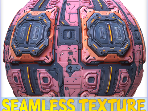 Sci-FI Seamless Texture CG Textures