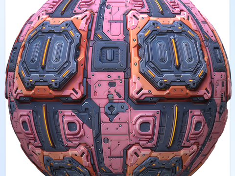 Sci-FI Seamless Texture Texturas CG