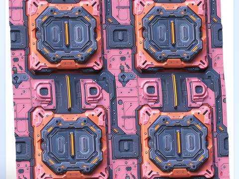 Sci-FI Seamless Texture Texturas CG