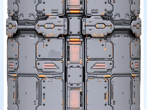 Tekstur Mulus Sci-FI Tekstur CG