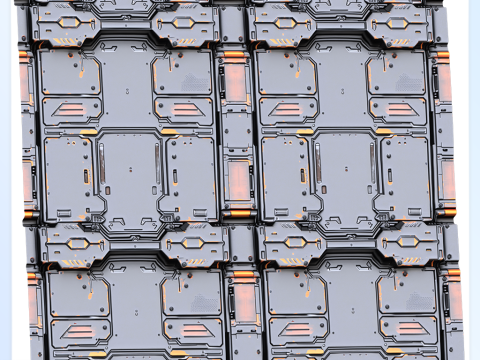 Sci-FI Seamless Texture CG 纹理