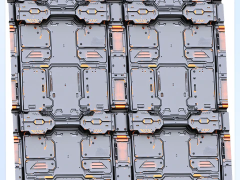 Tekstur Mulus Sci-FI Tekstur CG