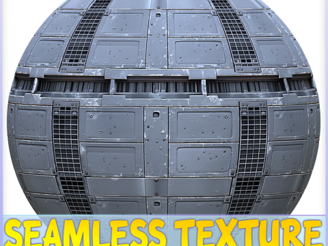 Sci-FI Seamless Texture Tekstur CG