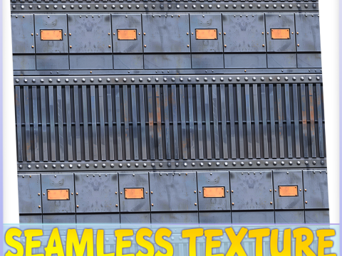 Sci-FI Seamless Texture CG Текстуры