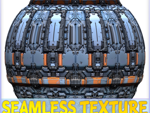Sci-FI Seamless Texture CG Textures