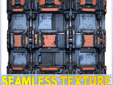 Sci-FI Seamless Texture CG Textures